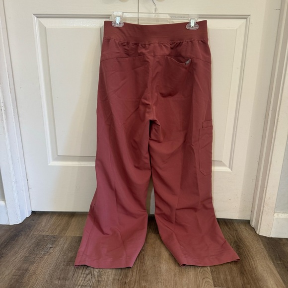 Figs Mauve Wide Leg Pants Size M - Picture 3 of 4